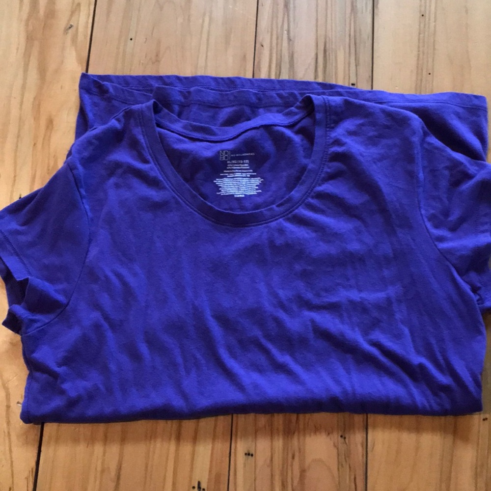 Purple tee